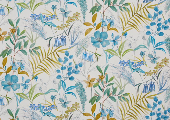 Honeysuckle, Sea Grass - Fabric Only - Image 3